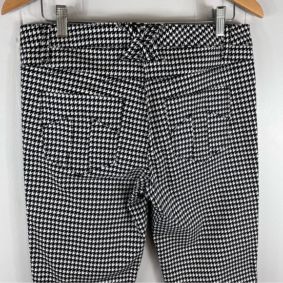 Tripp NYC Daang Goodman Houndstooth Skinny Pants Black & White 33x30 Size 9 - Picture 5 of 13